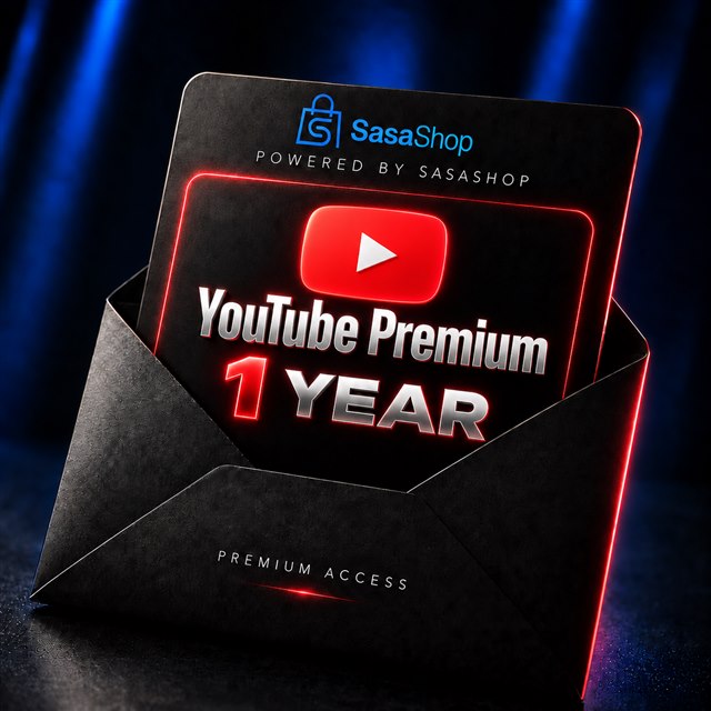 YouTube Premium · 1 year — SasaShop card