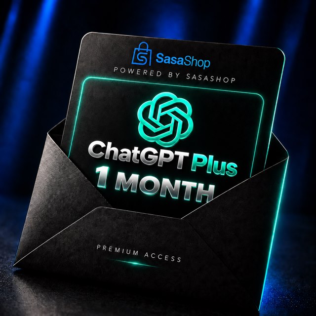 ChatGPT Plus · 1 month — SasaShop card