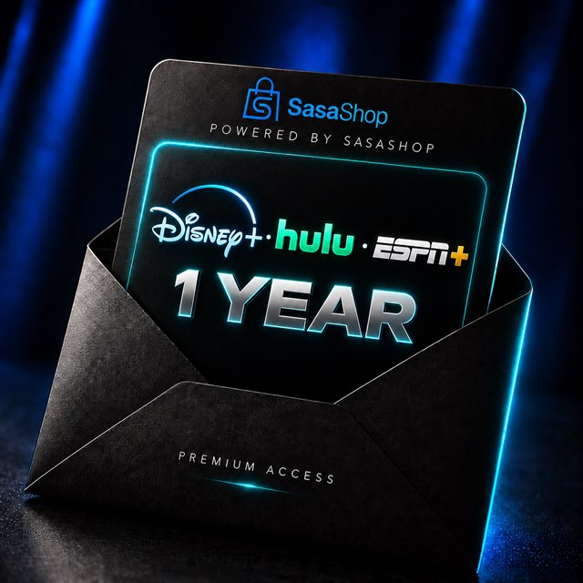Disney+ + Hulu + ESPN+ · 1 year — SasaShop card