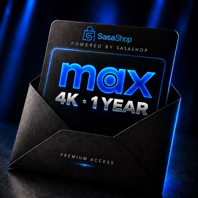 Max 4K · 1 year — SasaShop card