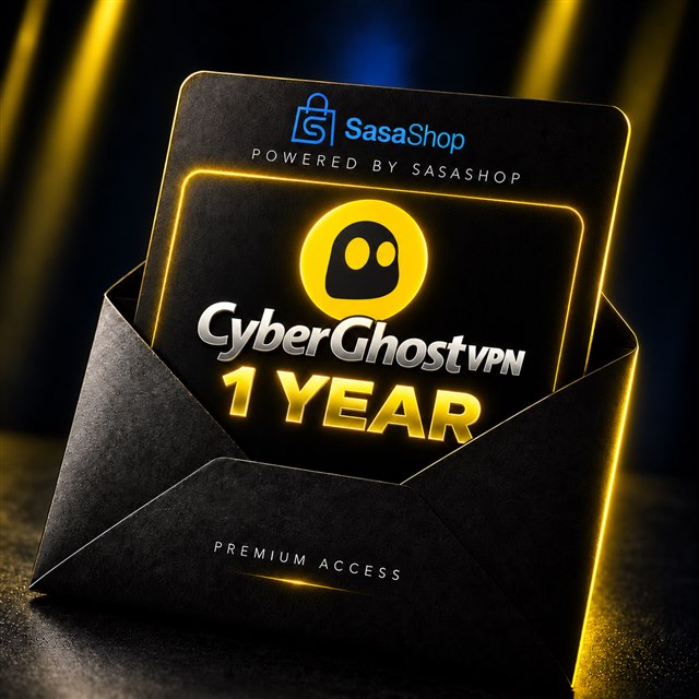 CyberGhost VPN · 1 year — SasaShop card